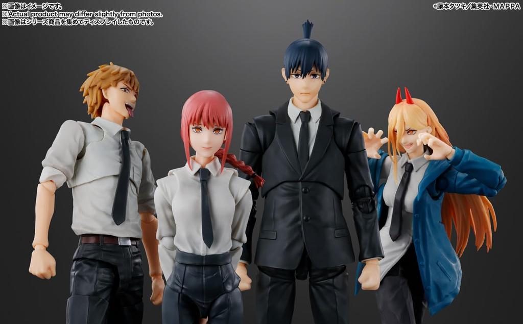 TAMASHII NATIONS Chainsaw Man Aki Hayakawa 155mm PVC ABS Painted Action Figure S.H.Figuarts Approx. &