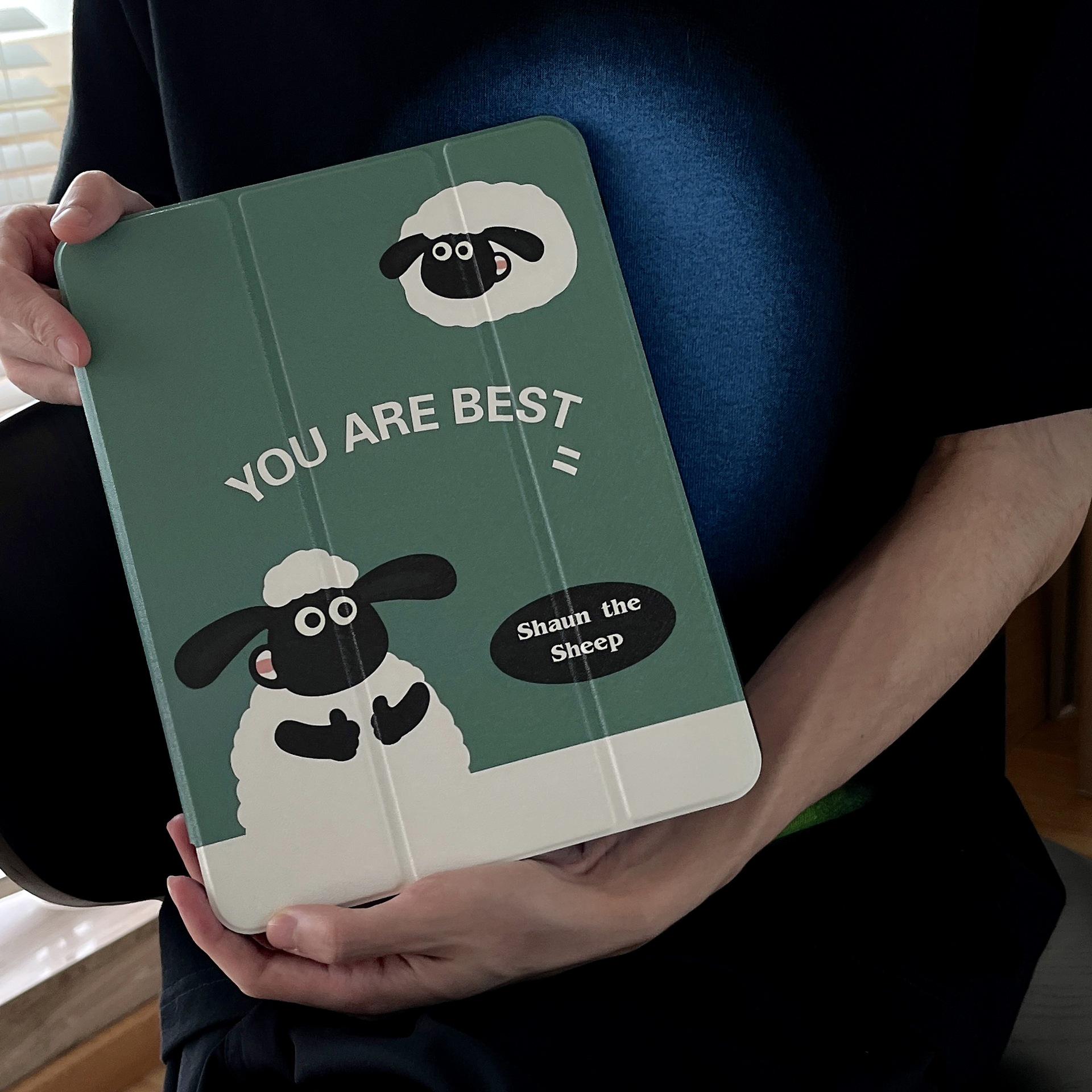 

iPad Mini 6 Magnetic Acrylic Green Sheep Case (2025) iPad Pro 2024 (11-inch)