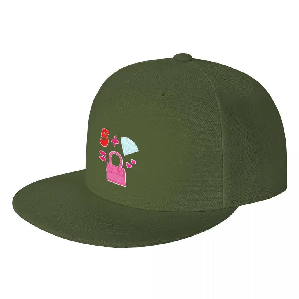 Red Five Diamonds In My Bag Baseball Cap Hat Unisex Luxury Beach Hat Hiking Hat Military Tactical Cap Unisex Womens