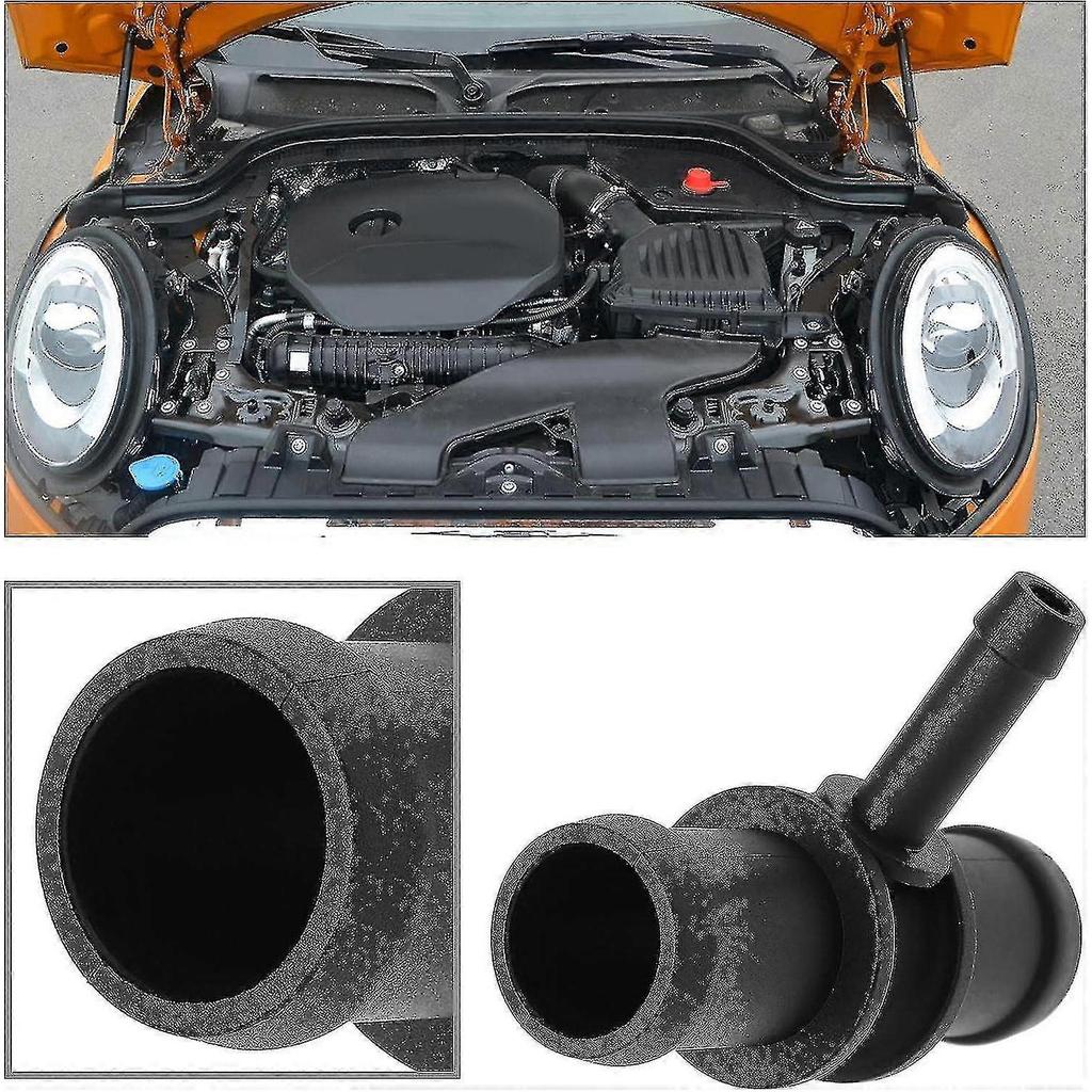 Car Coolant Hose Connector T-Joint Compatible with R52 R53 17127518614 Plastic Replacement Parts - Pjun
