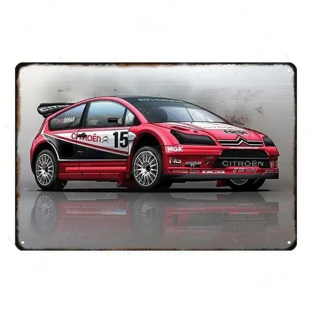 Plaque Metal Tin Signs Off Road Cars Wall Decoration Vintage Art Posters Iron Painting for Man Cave Home Cafe Garage Club Bar