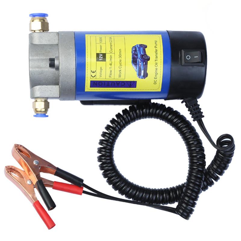 12V24V Automotive Oil Change Machine Small Portable Electric Oil Pump Professional Gear Refueling Pump