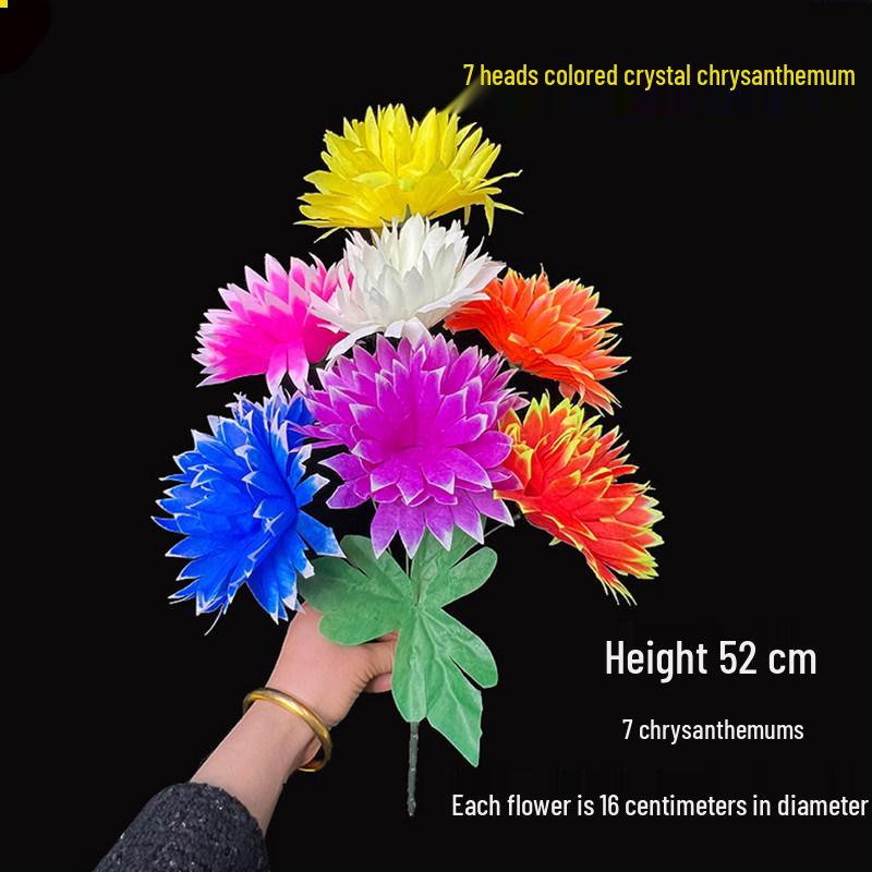 Chrysanthemum Silk Flowers for Qingming Festival Grave Offerings