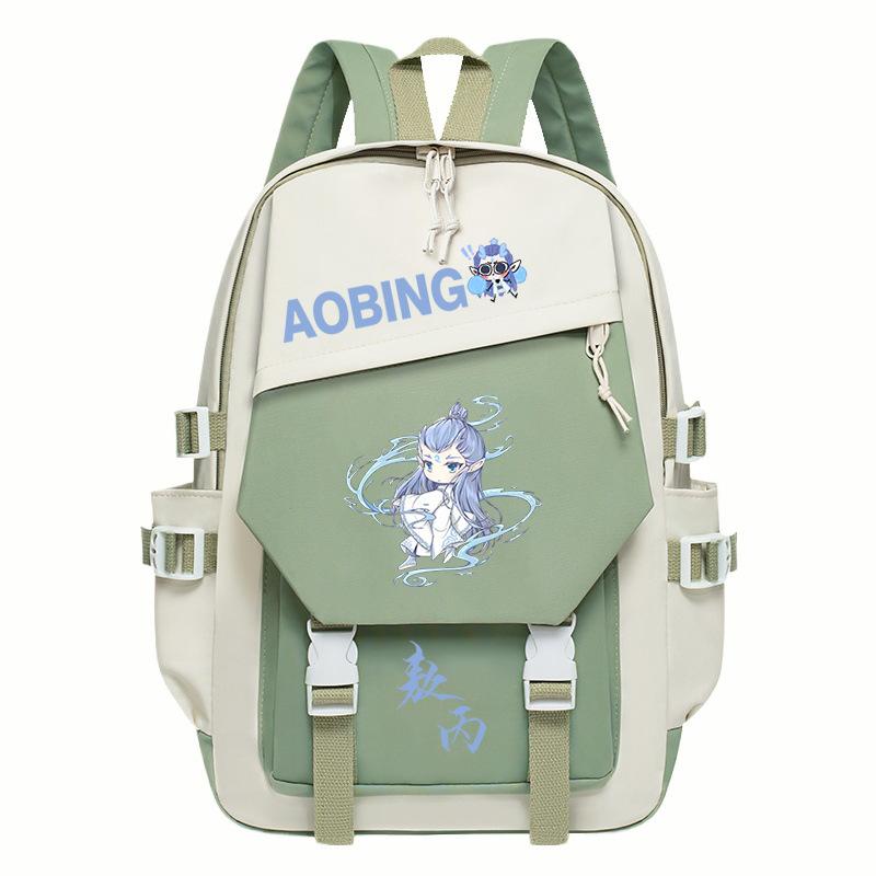 2025 High-value and large-capacity Aobing surrounding Nezha 2 printing leisure students to reduce the burden of schoolbags and backpacks