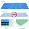32x32 32x16 16X16 Dots Classic Base Plates MOC DIY Plastic Bricks Baseplates City Building Blocks Figures Construction Toys