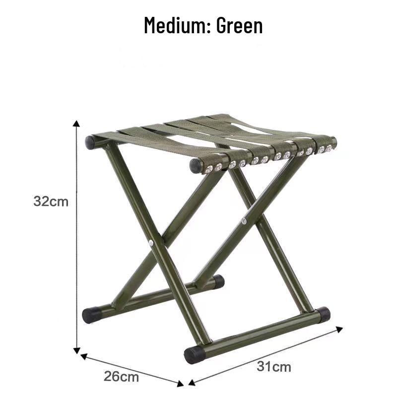 Portable Folding Backrest Chair for Camping, Fishing, Home, and Outdoor Use