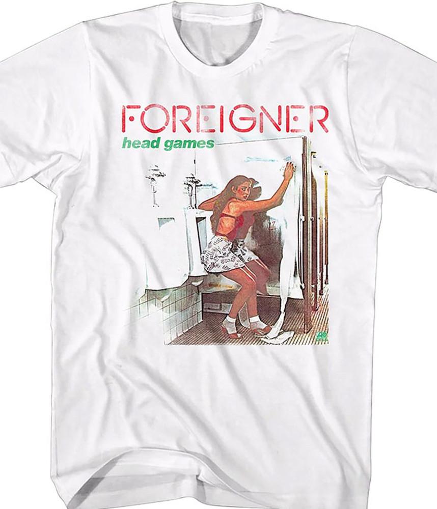 Foreigner Head Games Gift For Fan White All Size Shirt Unisex T-Shirt S