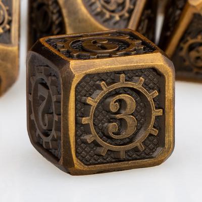 DND metalinių kauliukų rinkinys Dungeon and Dragon 7PCS D ir D kauliukų rinkinys Daugiakampių kauliukų RPG D&D kauliukų vaidmenų žaidimai D20 D12 D10 D8 D6