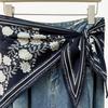 Retro Silk Scarf: Women's Fashion Triangle Belt, Waist & Neck Accessory, Headscarf, Layered Style