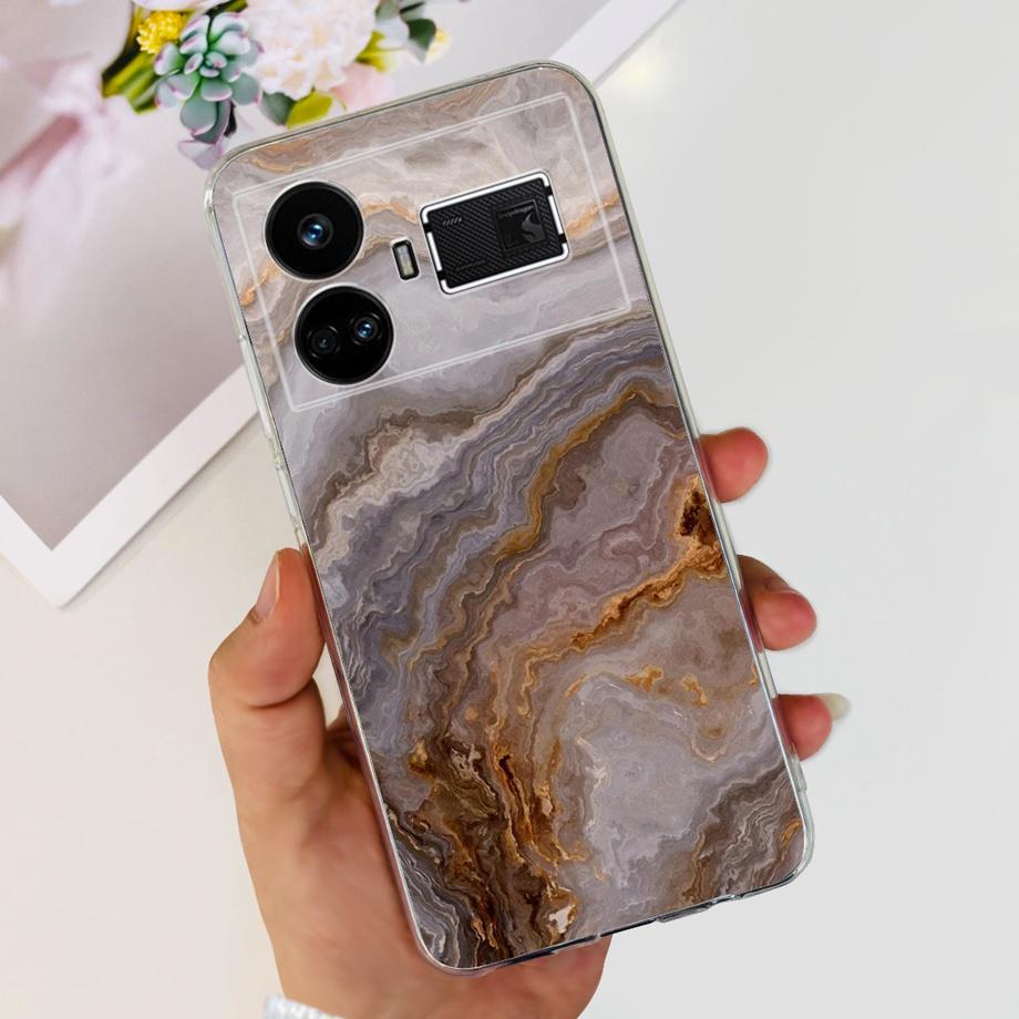 For Realme GT5 240w / GT3 / GT Neo 3 / GT Neo 5 Case Cute Cartoon Luxury Soft Silicon Transparent  Phone Case Back Cover Capas