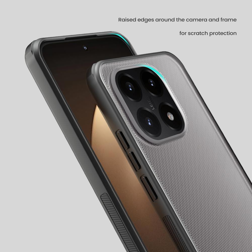 Cover Magnetica Per Xiaomi 15 Con Anello Magsafe | Custodia Traslucida Opaca Posteriore Hard PC + Bumper TPU | Ultra Sottile 1.5mm | Antiurto | Nero - 2