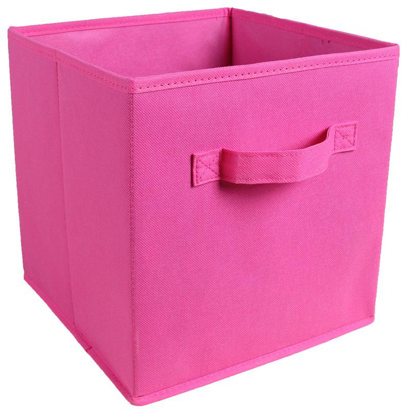 Universal Lidless Foldable Storage Box for Clothes & Toys - Non-Woven Fabric Organizer