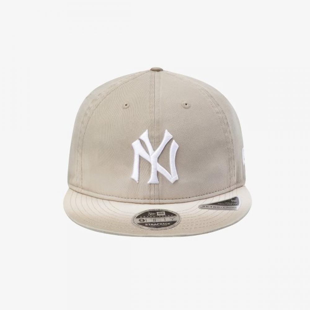 New Era New York Yankees Faded Washing Retro Krone Strapback Pebble 15131618
