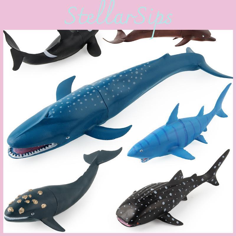 Marine Animal Figurine Kit For Children With Durable Plastic Construction For Learning