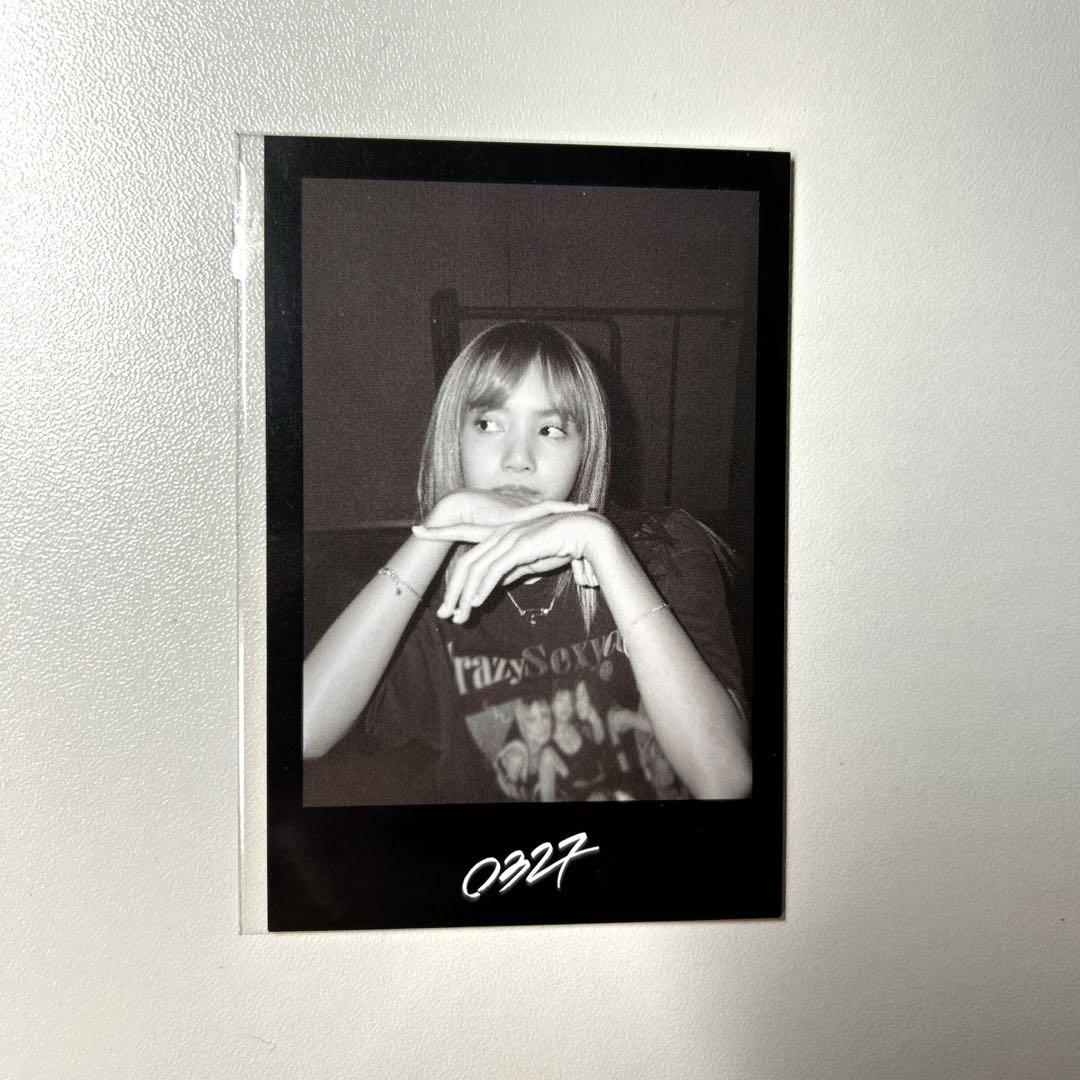 

[USED] Lisa BLACKPINK 0327 Ktown4u Bonus Trading Card 1
