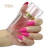 Fetong 24Pcs Coffin False Nails Tip Art Decoration Full Cover Matte Fingernail Stickers