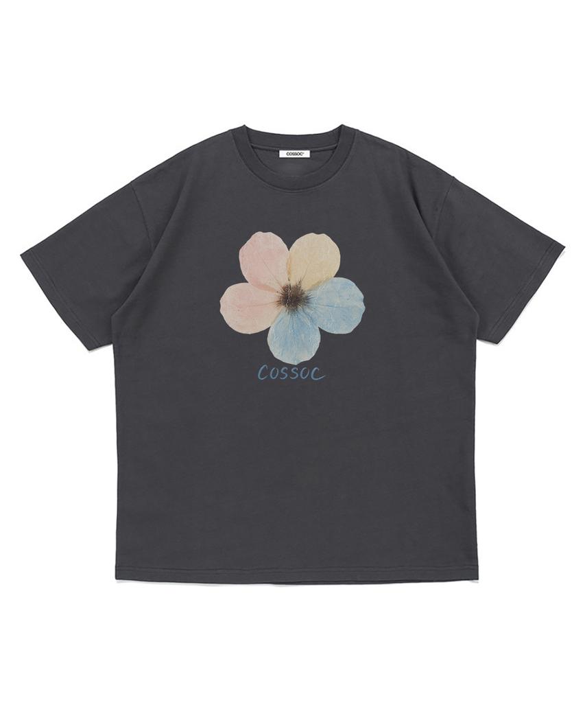 Koso Beauty Flower Short Sleeve T-Shirt (White)