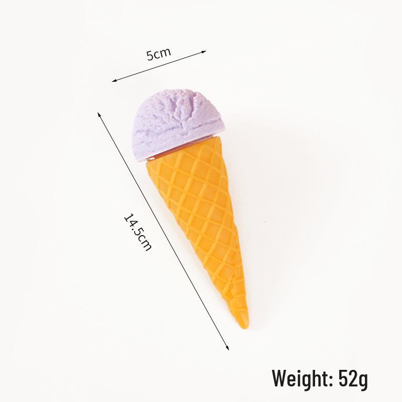 PVC Simulation Cream Ice Cream Toy - DIY Handmade Dessert Shop Display & Photography Prop.