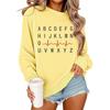 European & American Casual Printed Round Neck Sweatshirt 2025