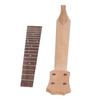 Ukulele Fretboard Neck Set Rosewood Okoume Wood Fingerboard Replacement for 4 String Musical Instrument 23in