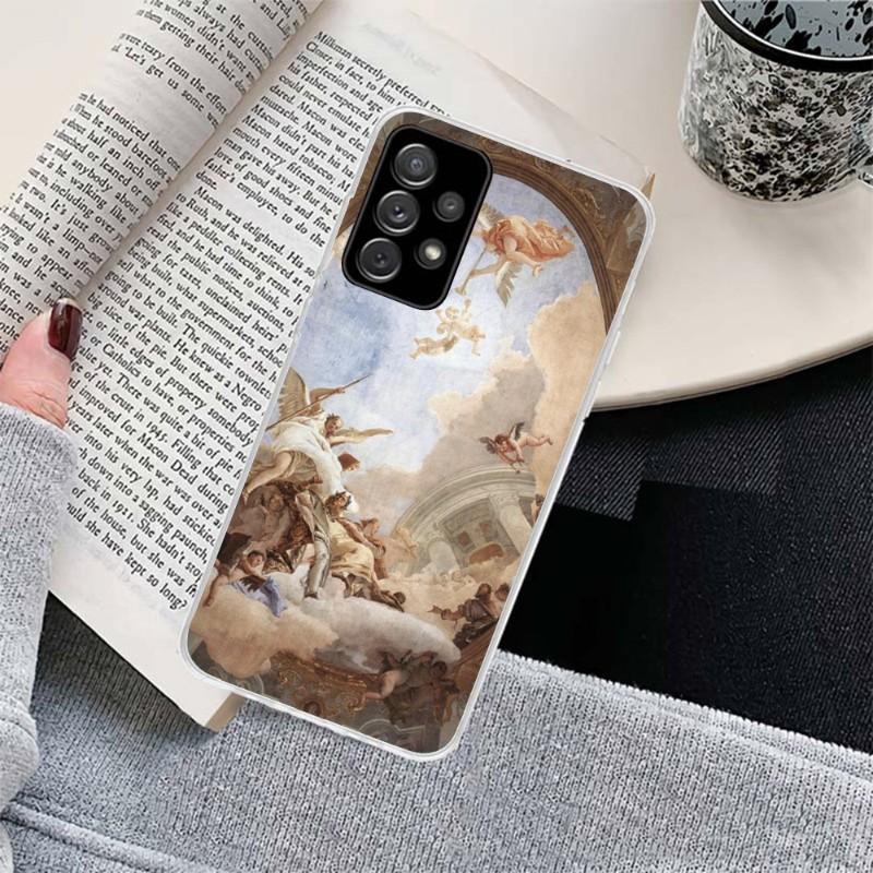 Umělecká malba Zrození Venuše Pouzdro na mobil pro Samsung Galaxy S10 S21 S22 Plus Ultra A91 A51 A21S A12 Průhledný kryt na telefon