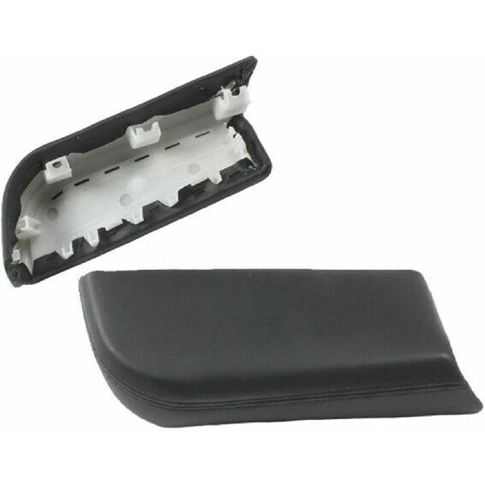 Left Side Leather Door Panels Lid Armrest Cover Black Fit for Honda Pilot 2009-2015 Interior Accessories (with Back Base) Driver Side