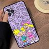 Hey A_Arnolds Cartoon Black Soft Phone Case For IPhone 16 15 14 13 11 12 17 Pro Max Mini Plus