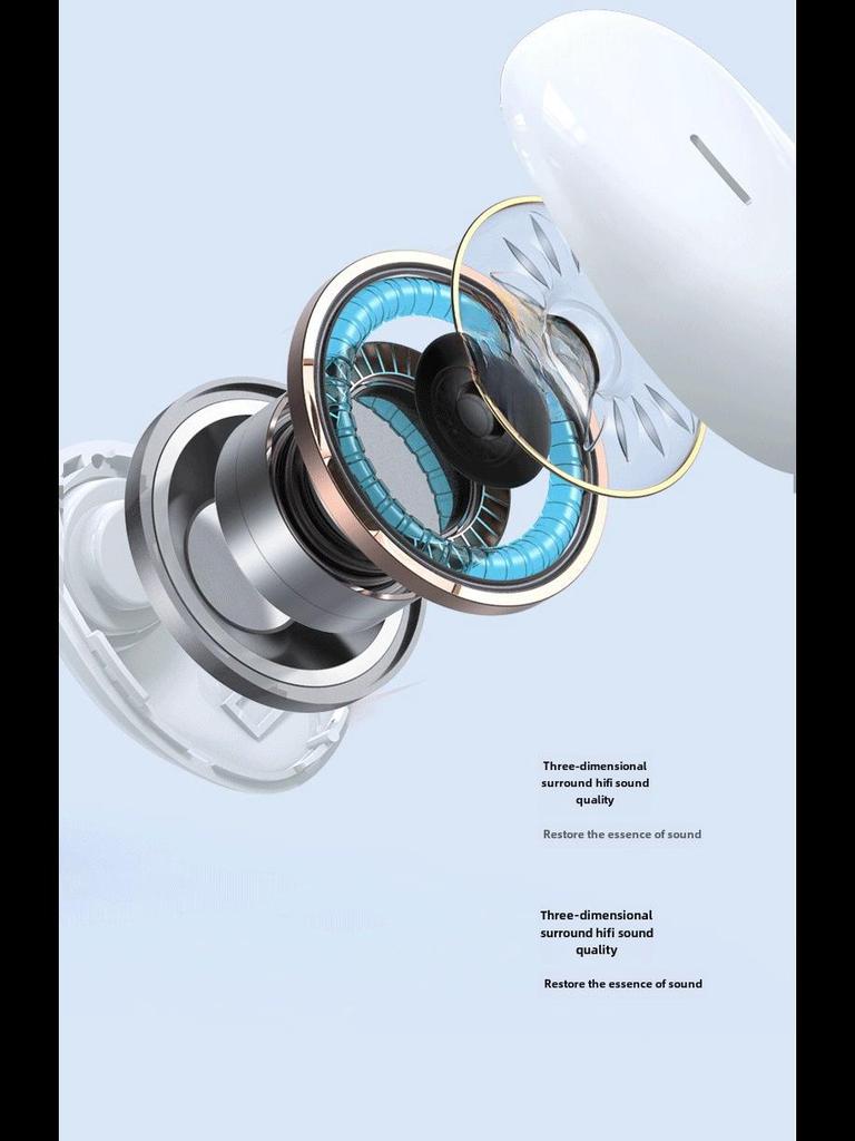 MD528 Ultra-Thin TWS Bluetooth Sleep Headset - Wireless, Dual-Ear, Hot-Selling Model