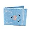 Towel Cloth Embroidered Anime  Wallet Designer Personalized Id Card Holder