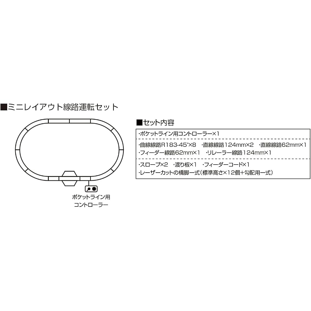 KATO mini layout track operation set model train introductory set 20-800