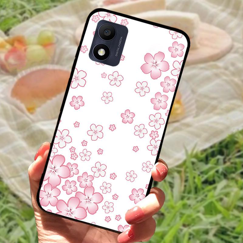 Etui do Alcatel 1B 2022 5031D 5031G Czarne Etui Silikonowe Miękkie TPU Pokrowiec na Telefon Fundas Case Dla Alcatel 1B 2022 5.5" Etui z Zderzakiem