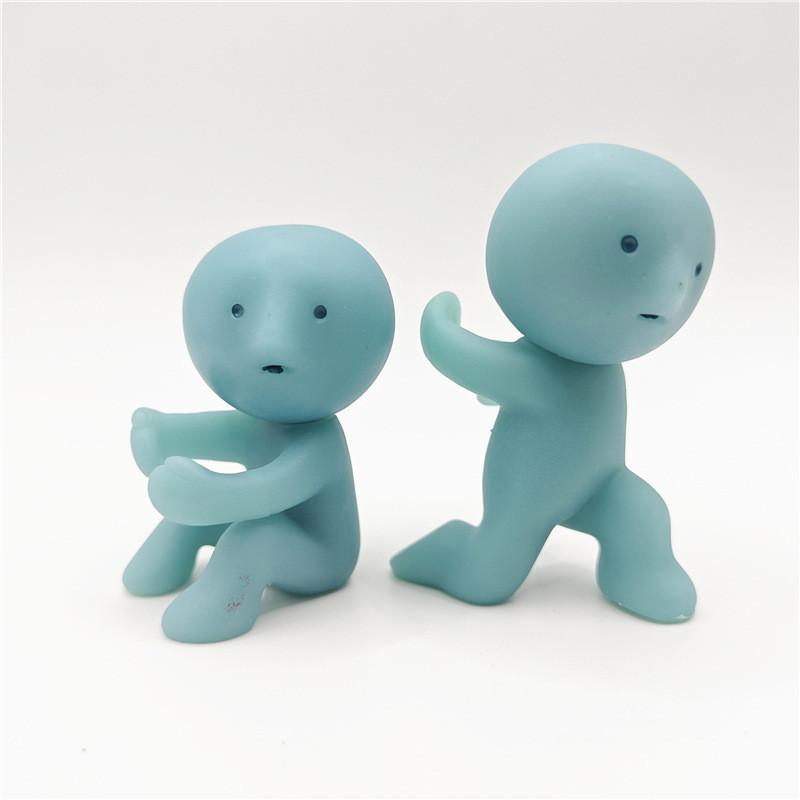 Smiski Corner Boy Night Light Toothbrush Holder With Glow Ghost For Kids Bathroom Decor