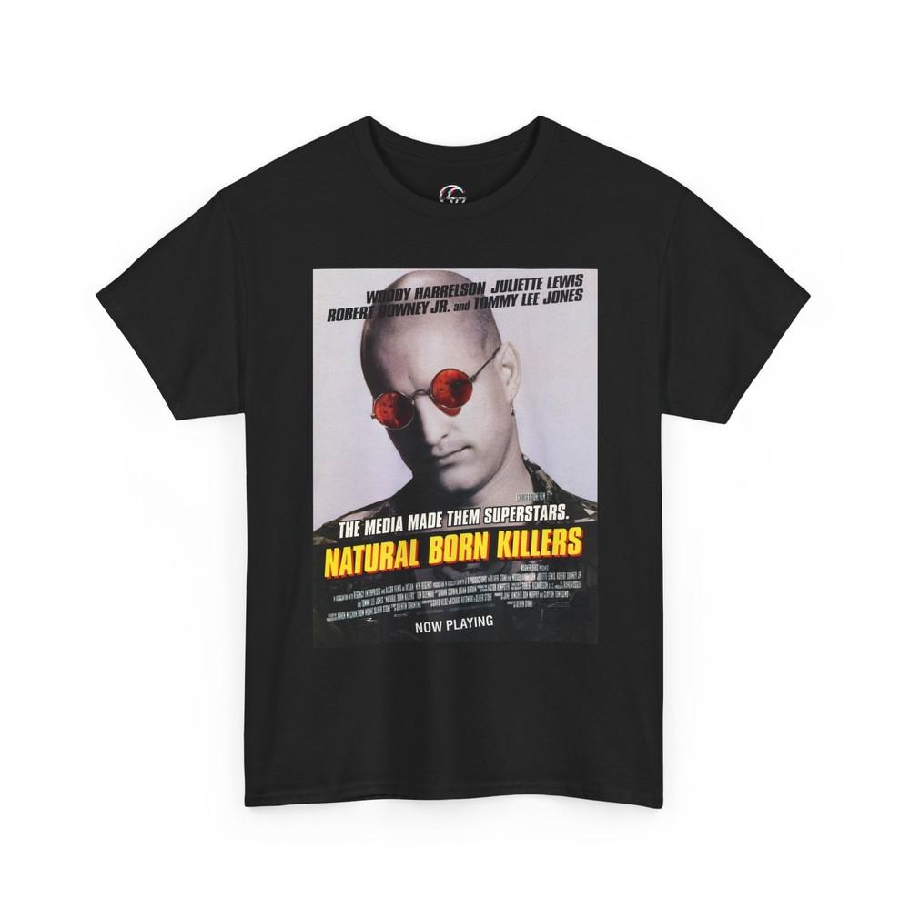 Vintage Natural Born Killers Unisex Tee Woody Harrelson Movie Poster Shirt Unisex T-Shirt XXL