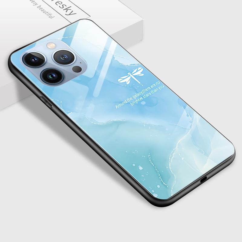 Tempered Glass Phone Case For Redmi 10 12 13 14C A5 Note9 Note10 Note12 Note14 Xiaomi 11Lite 14T 15 PocoC75 PocoX3 Soft Edge Shockproof Smooth Shell