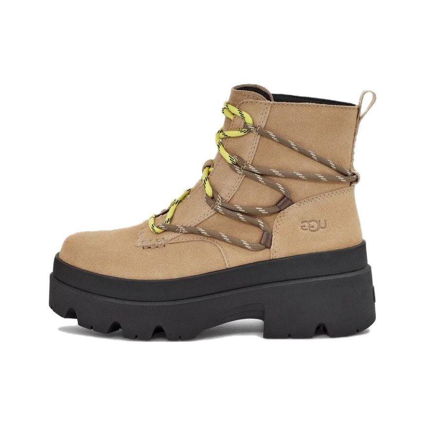 UGG Brisbane Lace Up Boot `Mustard