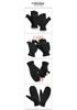 In-Stock Autumn/Winter Fingerless Fleece-Lined Windproof Flip-Top Warm Gloves