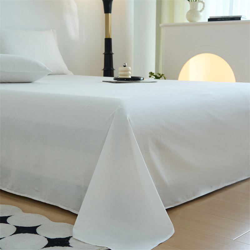 New Ins Minimalist Bed Sheet, Skin-friendly Anti-pilling Bedding for Home & Dormitory, Single Double Size