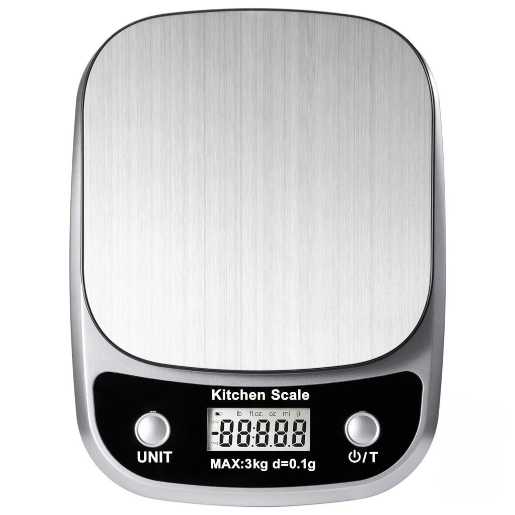 Household Stainless Steel Kitchen Scale, 10kg Capacity, Ideal for Baking and Food Preparation