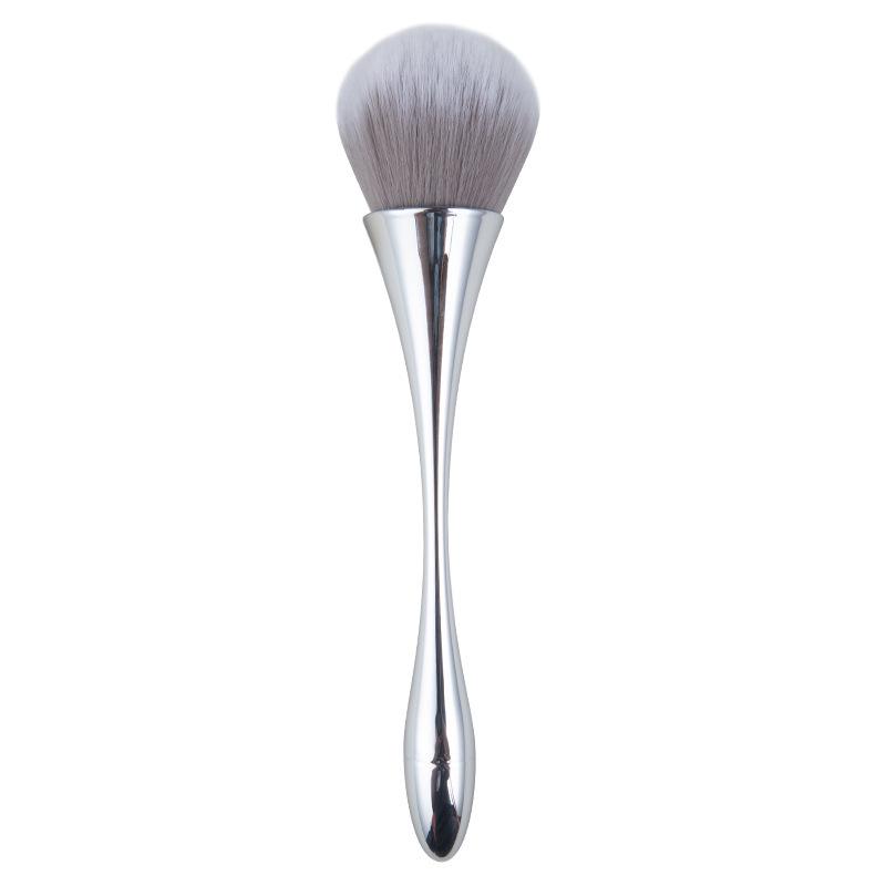Rose Gold Small Waist Loose Powder Blush Brush - Soft Bristles Beauty Tool