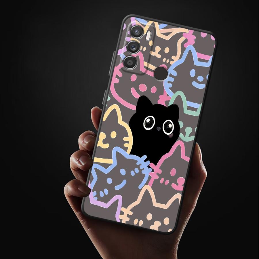 Phone Cover Case for Motorola Moto G52 G22 Edge40 Edge 20 Pro 30 Lite G73 G50 G32 G60s G71 G53 G30 G51 Cartoon Cute Cat
