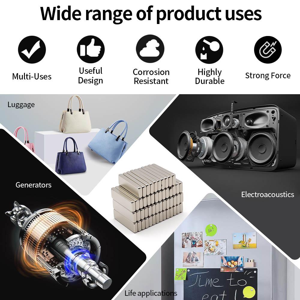 30x10x4mm Super Strong Neodymium Magnet N35 NdfeB Permanent Magnetic imanes Block Powerful Magnets Refrigerator