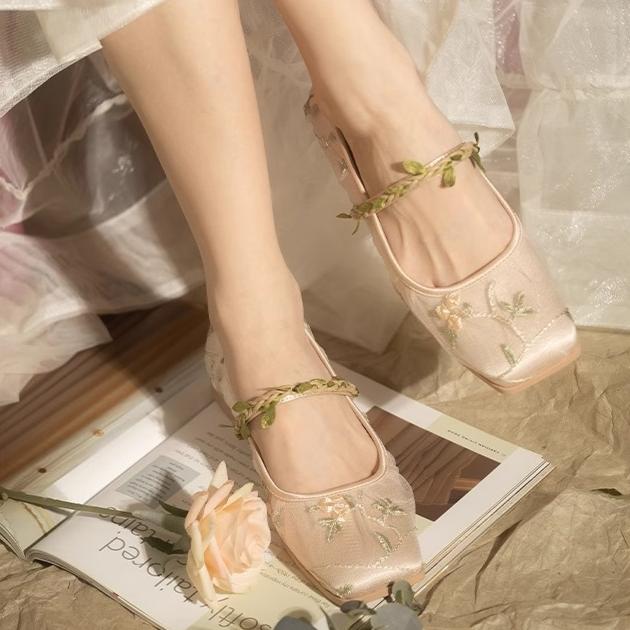 Chaussures Mary Jane pour femmes, chaussures habillées à talons bas, escarpins Mary Jane à talons épais et bloc avec bride à la cheville, ballerines décontractées à bout fermé et carré pour femmes