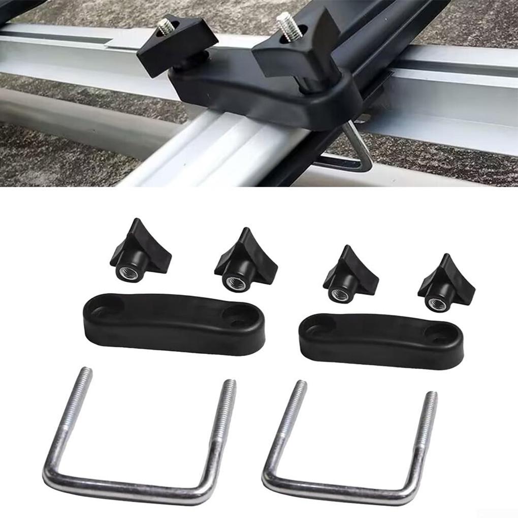 4pcs Car Roof Mounting Rack Clip Cover With Easy Installation For Secure Luggage Storage