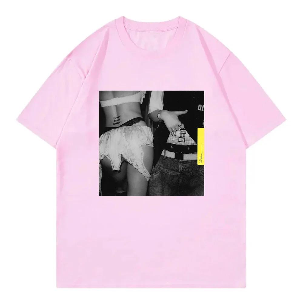 Summer men's pure cotton T-shirt Charli XcX Billie Brat Song of the Summer Printed T-shirt Charli Likes Boys Short sleeves soft