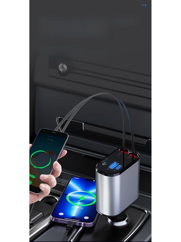 Super Fast Car Charger Adapter with USB and Cigarette Lighter Conversion