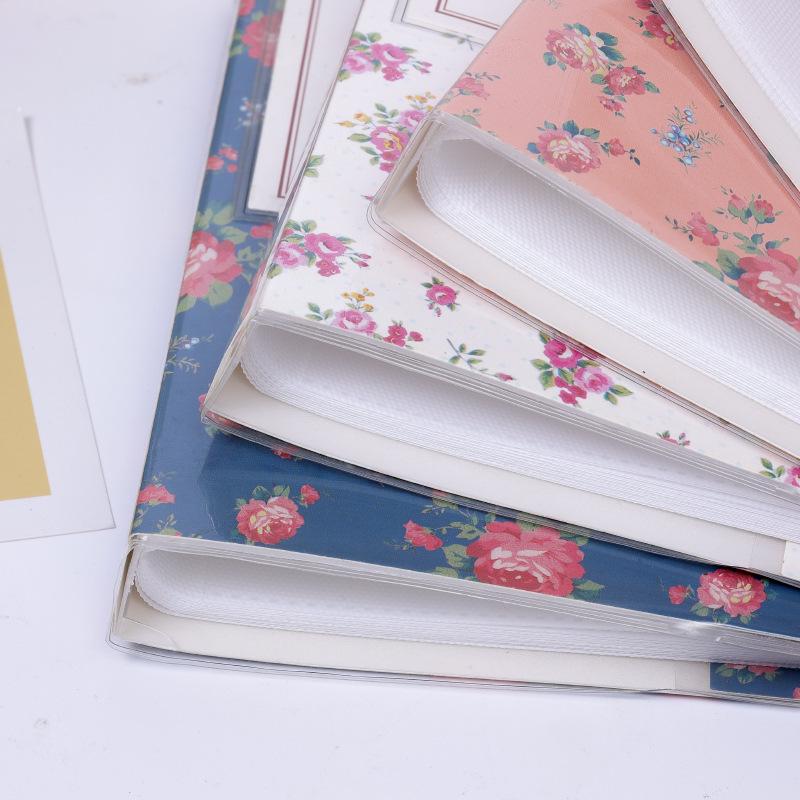 Instax 5-inch PVC Photo Album, Cartoon Design, 2-Pocket, Large Capacity for 80 Pics