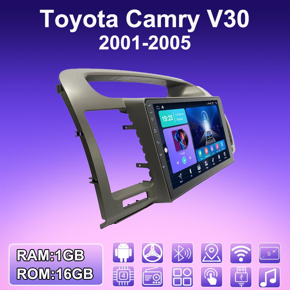 2 DIN Android Car Radio For Toyota Camry V30 2001-2005 Multimedia Player Head Unit Stereo GPS Navigation WIFI 1+16GB