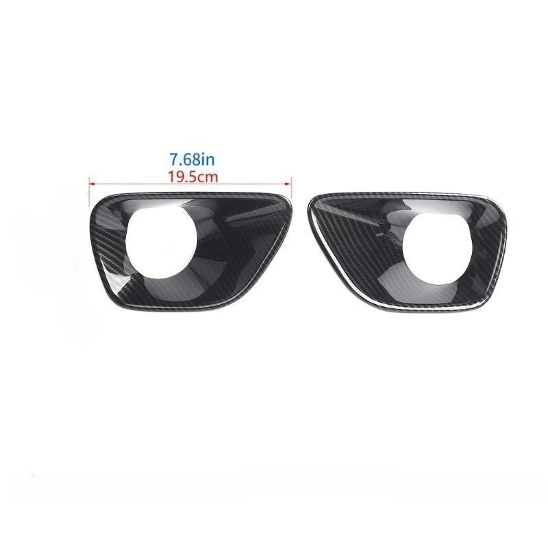For Jeep Grand Cherokee WK2 2011-2013 Front Fog Light Bezel Decor Cover Panel,Snap-On Direct Install No Drilling,Left/Right Single Pair ComboAvailable
