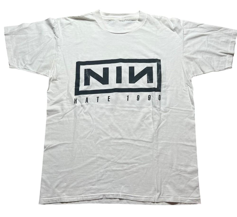 NEW Nine Inch Nails NIN You Get What You Deserve Hate 1990 Tour T-Shirt Reprint Unisex T-Shirt XL