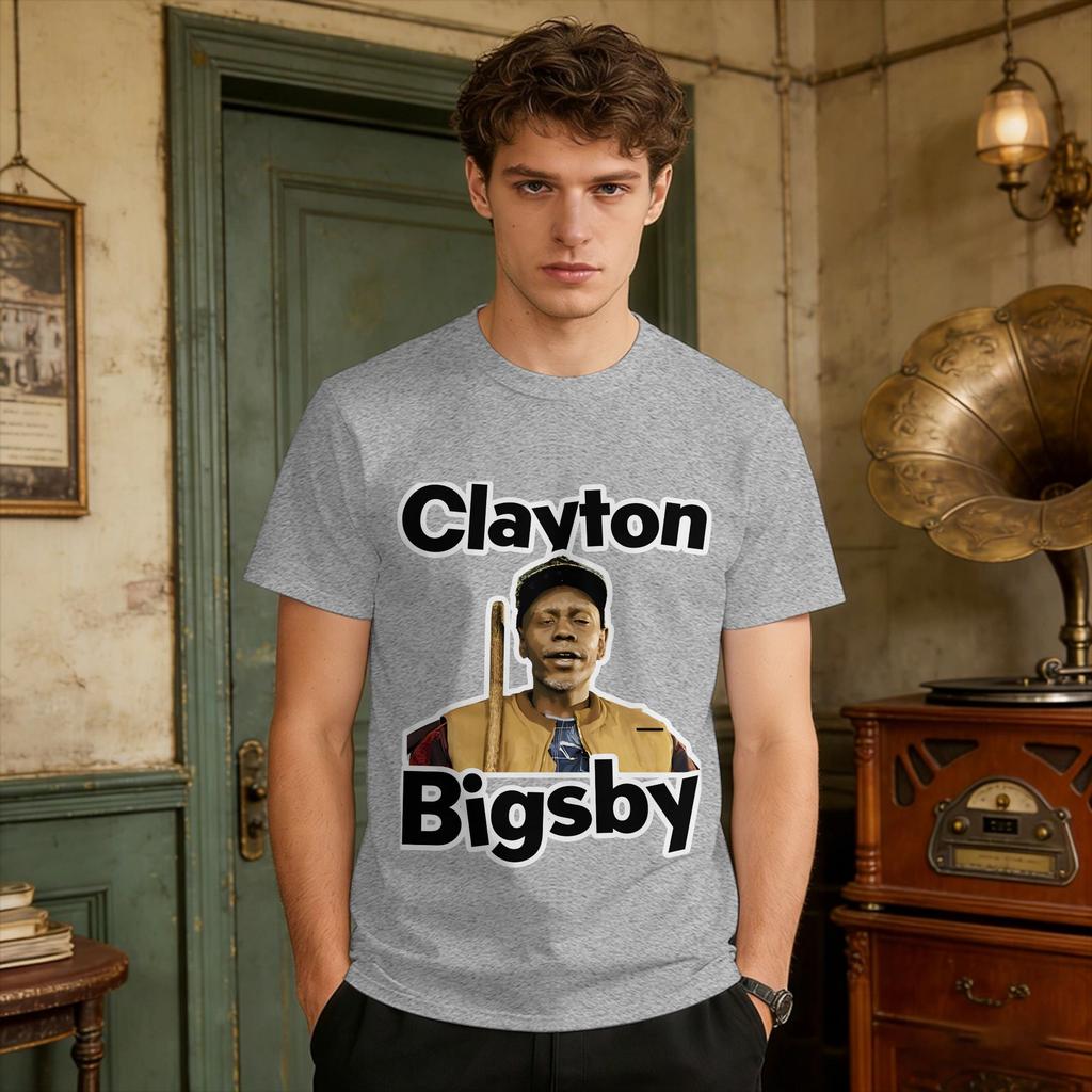 Unisex Clayton Bigsby T Shirts Pure Cotton Clothes Beach Y2K Fun ShortSleeved T Shirt ONeck Harajuku Casual Tshirt